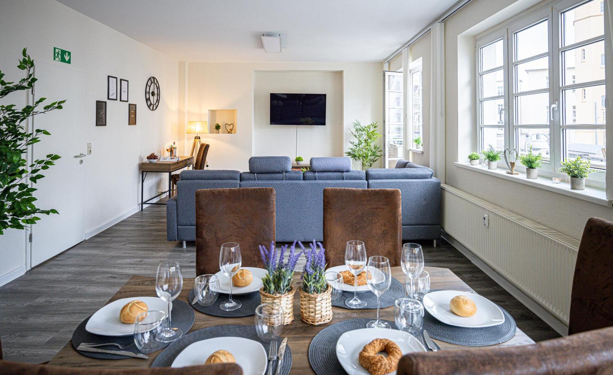Luxus City Apartment Sauna Balkon Kueche Zentral Rostock Luaran gambar