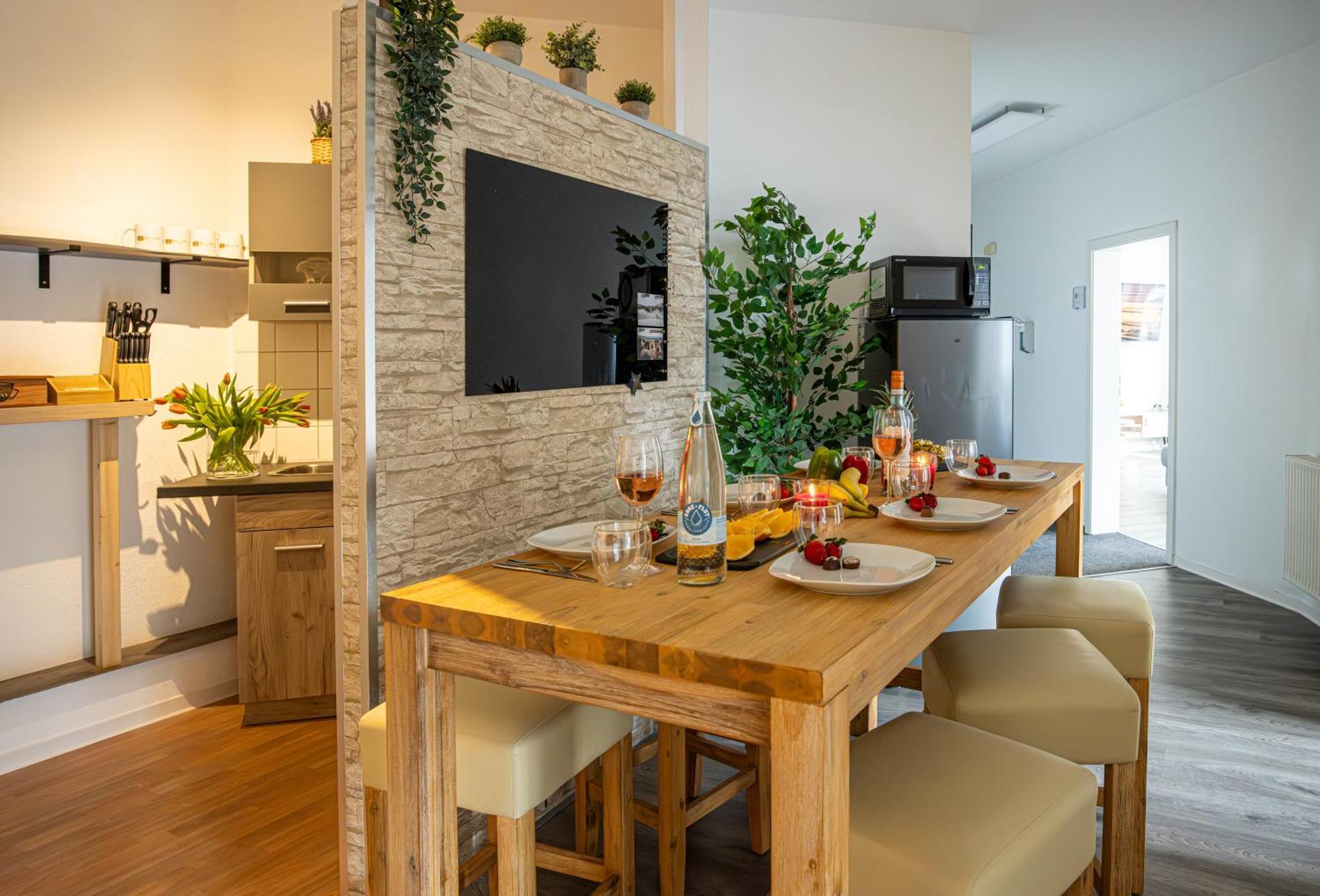 Luxus City Apartment Sauna Balkon Kueche Zentral Rostock Luaran gambar