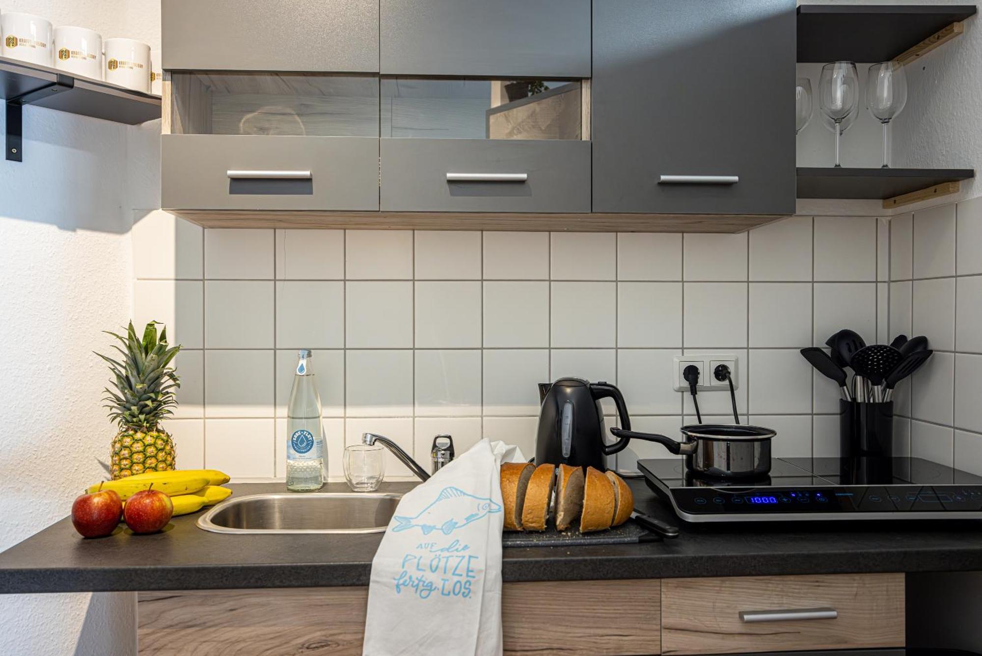 Luxus City Apartment Sauna Balkon Kueche Zentral Rostock Luaran gambar