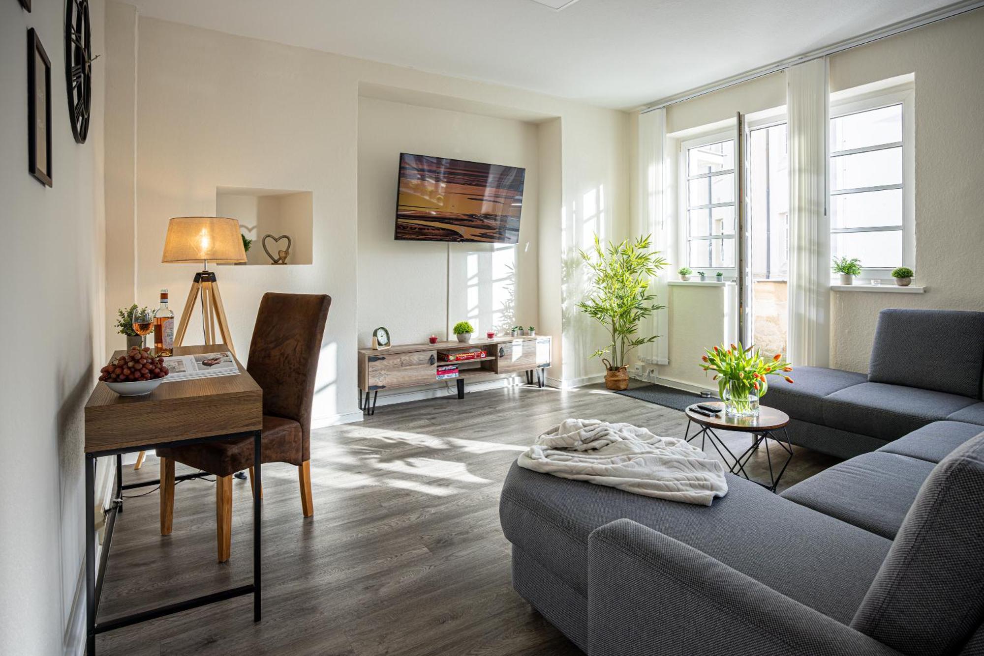 Luxus City Apartment Sauna Balkon Kueche Zentral Rostock Luaran gambar