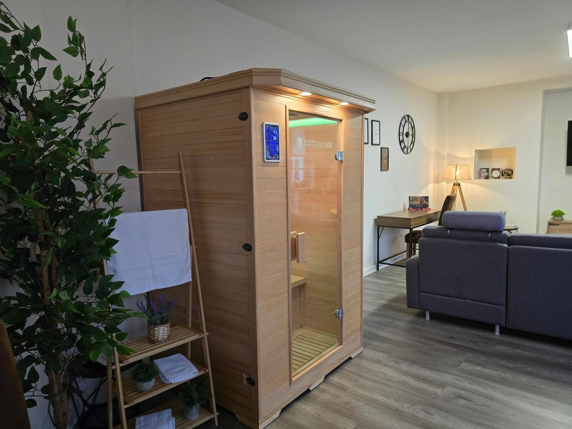 Luxus City Apartment Sauna Balkon Kueche Zentral Rostock Luaran gambar
